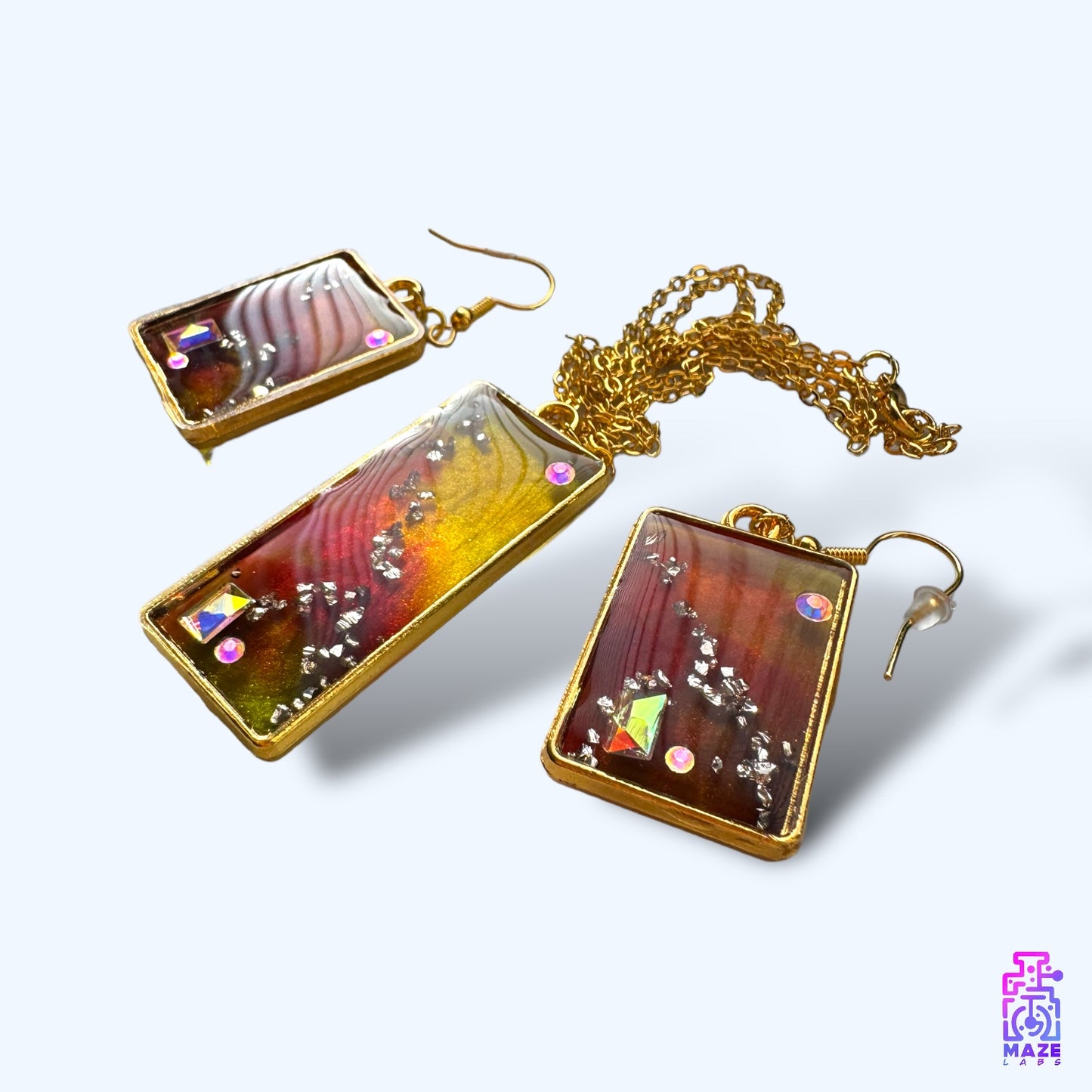AURORA | Necklace & Earrings Set