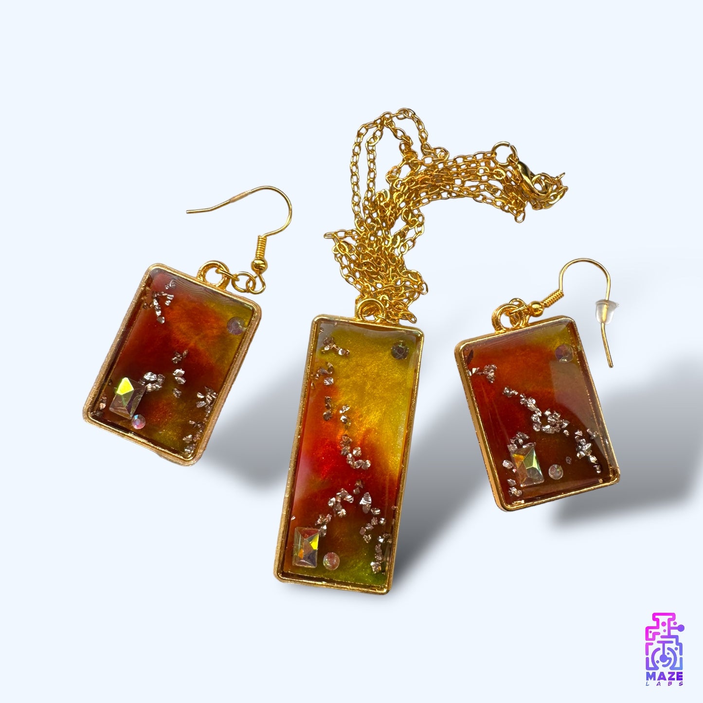 AURORA | Necklace & Earrings Set
