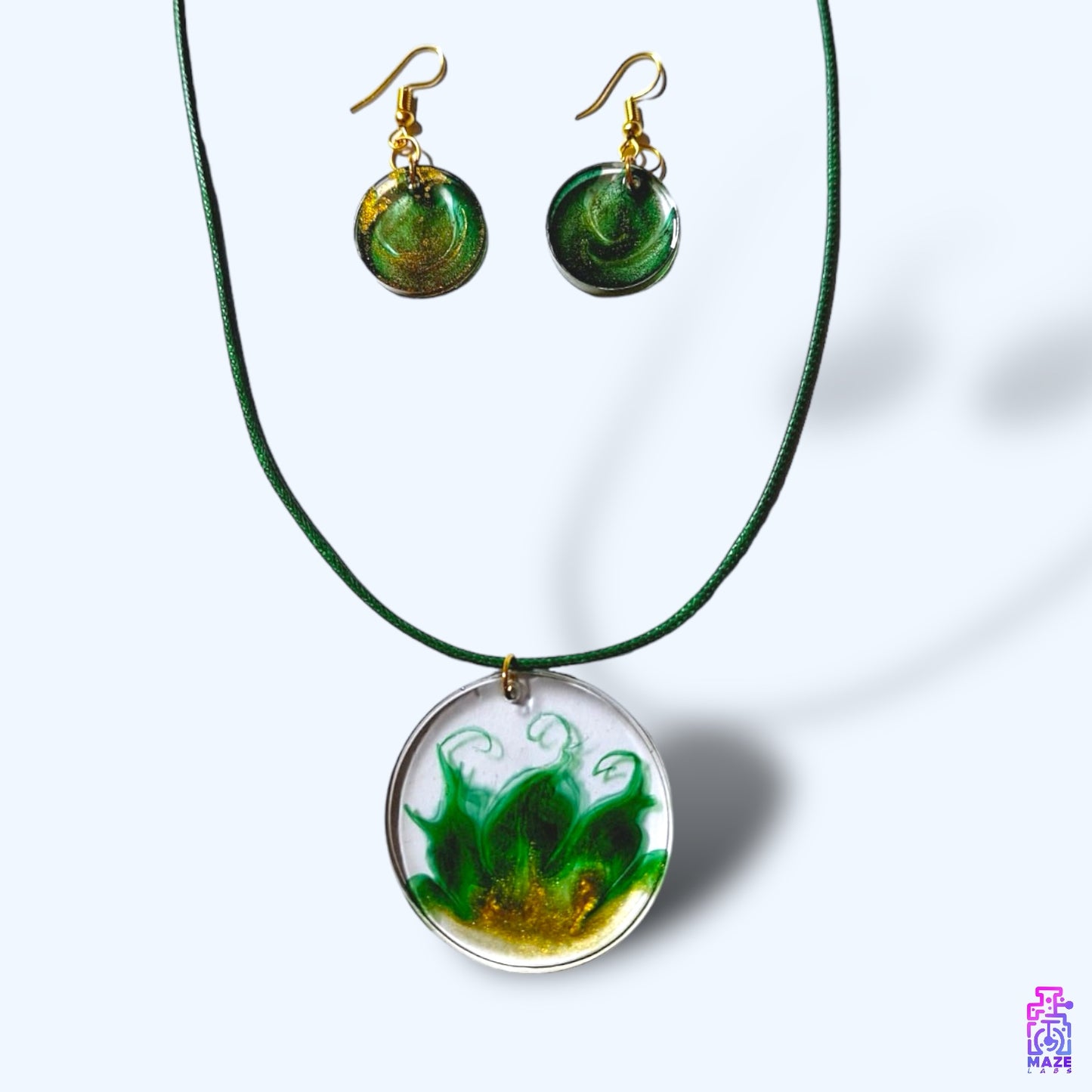 LEAFLIGHT | Necklace & Earrings Set