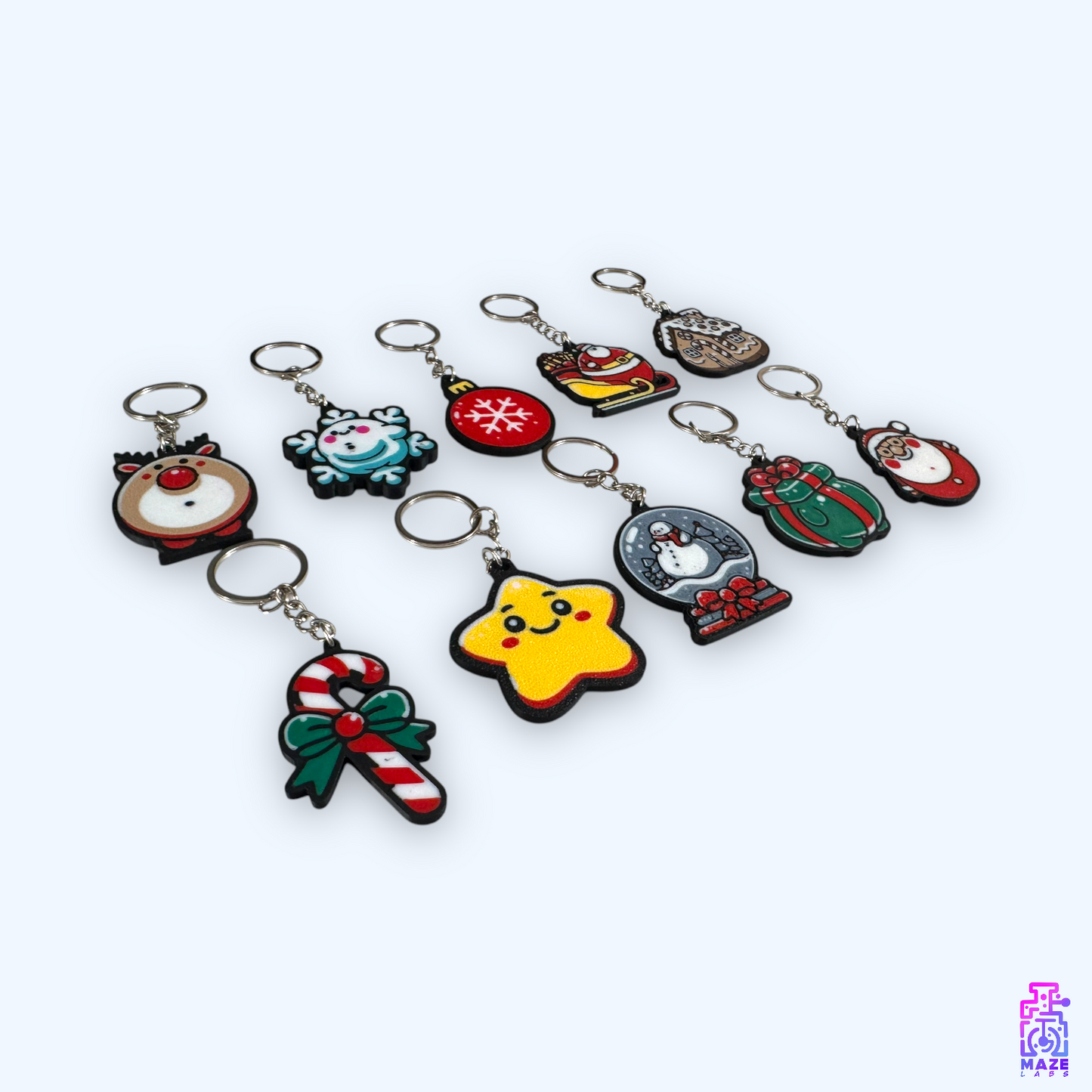 Fat X-mas Keychains