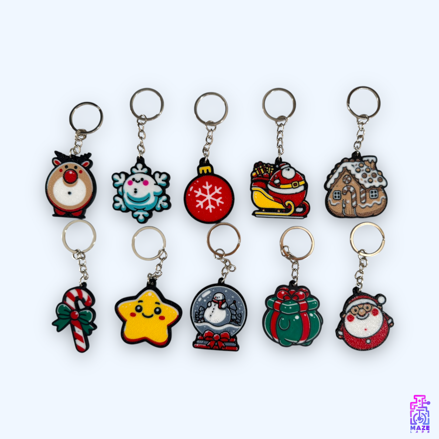 Fat X-mas Keychains